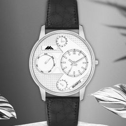 Shocknshop Men Brass Leather Straps Analogue Watch MT32-58