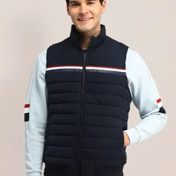 U.S. Polo Assn. Men Brand Logo Polyester Reversible Bomber Jacket-picture-24