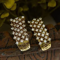 SHI JEWELLERY Gold-Plated Brass Earrings-picture-31