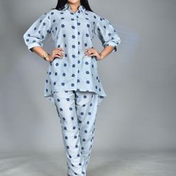 Morchari Digital Printed Top With Trousers Co-Ords-picture-10