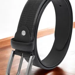 LOOPA Men Textured Leather Formal Belt-picture-3