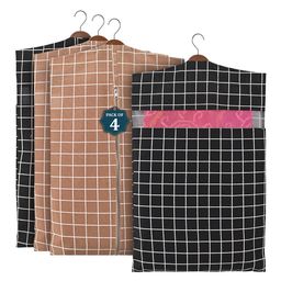 Kuber Industries Brown Set of 4 Regular Multi-Utility Organisers-38