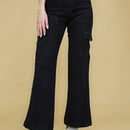 Life With Pockets Women Wide Leg High-Rise Stretchable Jeans-image-22