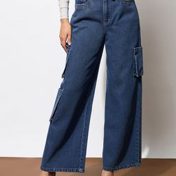 SASSAFRAS Women Cotton Straight Fit Mid-Rise Jeans-picture-2