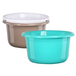 Aura Green & White 3 Pieces Bath Accessories Set-image-92