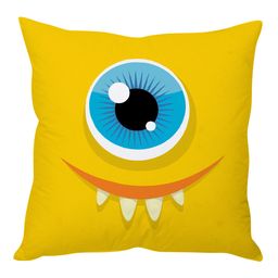 Stybuzz Eyes And Mouth Cushion Cover - Yellow-image-10