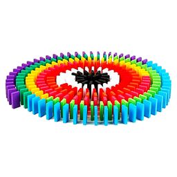 Yamama  Big Sized Dominos 100 Pcs Blocks - Multicolur-20