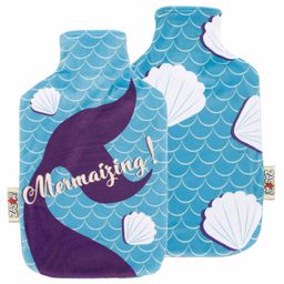 Arditex Hot Water Bottle with Textile Cover Mermaid Design - Capacity 2 Litres-19