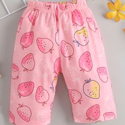 Kookie Kids Three Fourth Length Leggings - Pink-picture-15