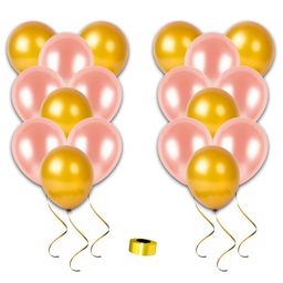 Shopperskart Balloon Set Pink Golden - Pack of 51-image-90