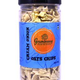 Graminway Cream Onion Oats Chips - 100 gm-80