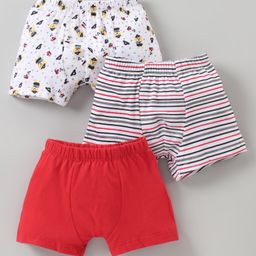 Babyhug Briefs Printed Pack of 3 - Multicolour-picture-23