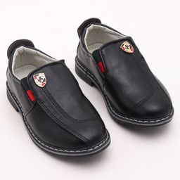 Cute Walk by Babyhug Party Loafers - Black-image-79