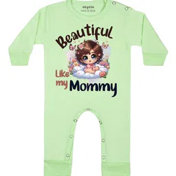 Arvesa Beautiful Like My Mommy Printed Bodysuit-image-5