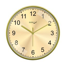 RANDOM Yellow & Green Round Printed Wall Clock image 5