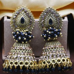Anouk Contemporary Jhumkas Earrings-55