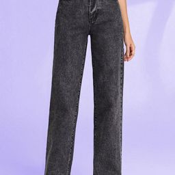 Kotty Women Jean Straight Fit High-Rise Stretchable Jeans-picture-5
