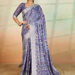 TASRIKA Lavender Pure Cotton Sarees-image-45