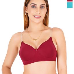 Liigne Pack of 2 Full Coverage Lightly Padded Everyday Bra-picture-25