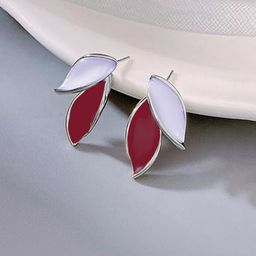 Krelin Silver-Plated Leaf Shaped Studs-picture-15