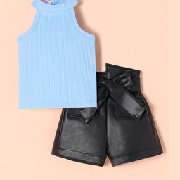 hopscotch 2-Pc Halter Neck Blouse & Shorts-picture-38