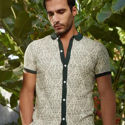 Campus Sutra Men Classic Opaque Printed Casual Shirt-picture-23