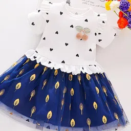 YK Print Fit & Flare Dress-image-60