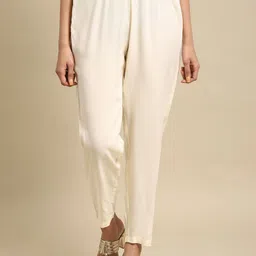 Rangita Women Relaxed Straight Leg Pleated Trousers-image-45
