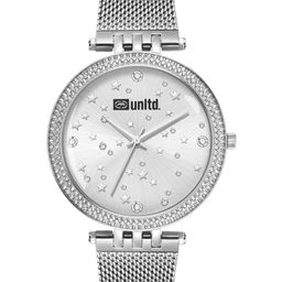 unltd. Women Brass Dial & Stainless Steel Bracelet Style Straps Analogue Watch-10