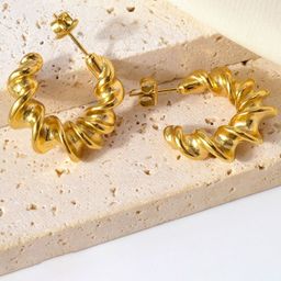 VIEN Contemporary Studs Earrings-54