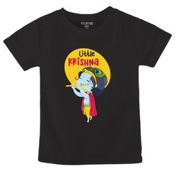 FFLIRTYGO Kids Typography Printed Round Neck Cotton T-shirt-image-98