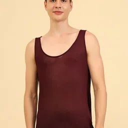 UNIQSOME Sleeveless Innerwear Tank Vest 013-US-VL-SAN-80-MAROON-SMALL-image-60