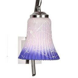 Somil Premium Designer Glass Wall / Night Lamp Elegant & Stylish Dcor Accent for Modern Interiors, color- Blue, White, Size, 22 X 25.5 X 28.5 CM-20