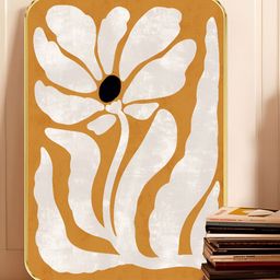 Myntra Elegant Homes Brown & White Boho Floral Wooden Wall Art-image-81