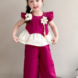 StyleCast x Revolte Girls Colourblocked Top With Palazzos-image-19