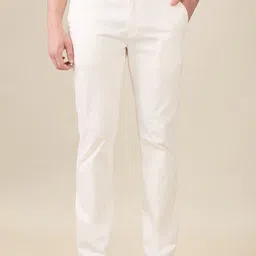 Raymond Men Slim Fit Mid-Rise Regular Trousers-picture-48