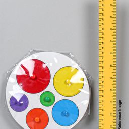 Anindita Toys Shapes Knob & Peg Puzzle Multicolour - 6 Pieces image 3