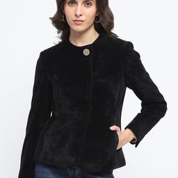 Madame Women Single-Breasted Short Overcoat-image-42