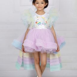 The Lush Affair Net Fit & Flare Dress-image-61