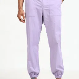 NEVER NEUD Men Relaxed Joggers Trousers-image-50