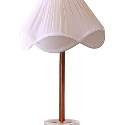 Aura Off White Metal Traditional Frusturical Shaped Table Lamp-image-71