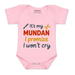 Arvesa Kids-Unisex Pink Cotton Rompers-picture-20