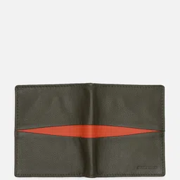 Allen Solly Men Textured Leather Two Fold Wallet image 3