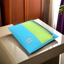 Kuber Industries Blue & Transparent 4 Pieces Waterproof Wardrobe Multi-Utility Organisers-picture-6