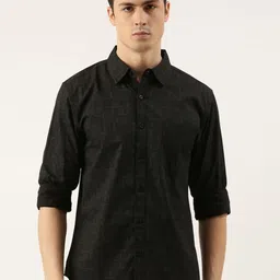 Provogue Men Opaque Printed Casual Shirt-image-92