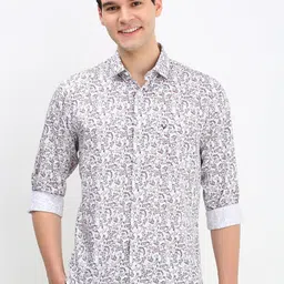 Allen Solly Men Floral Printed Cotton Slim Fit Casual Shirt-image-31