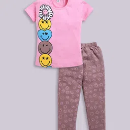 Todd N Teen Girls floral  Printed Night suit-picture-28