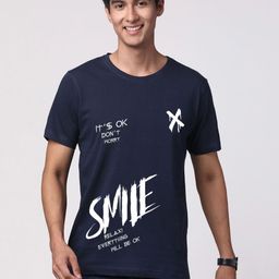 ADRO Men Graphic Printed Round Neck Cotton T-shirt-image-97