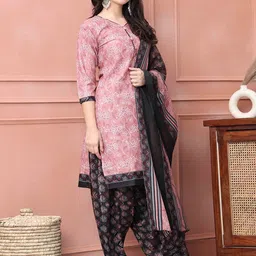 Rajnandini Floral Printed Kurta with Salwar & Dupatta image 5