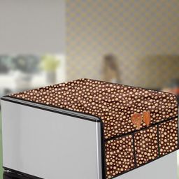 The Furnishing Tree Brown Plastic Refrigerator Cover-image-71